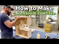 Easy Bathroom Vanity Build How to Build Floating Cabinets