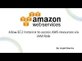 AWS Labs Allow EC2 Instance to access AWS resources via IAM role EC2 Practicals AWS Tutorials
