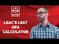 LSAC s LSAT GPA calculator