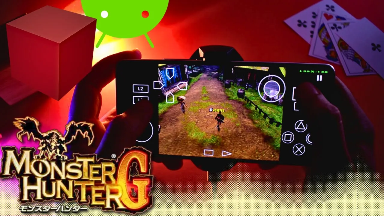 Monster Hunter G Android Gameplay | PS2 Emulator Android | Nethersx2 Android