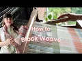 Lagu BLOCK WEAVING TUTORIAL | WAFFLE \u0026 TWILL PATTERN SCARF ON AN 8 SHAFT LOOM
