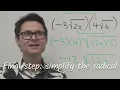 Multiplying Radicals it s easy