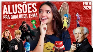 🔥🚀5 REFERÊNCIAS PARA QUALQUER TEMA DE REDAÇÃO DO ENEM! (Débora Aladim)