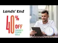 Lands End Coupon Code Discount Code 40 OFF