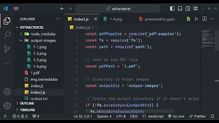 Node.js Poppler & PPTXGen.js Example to Export All Pages of PDF to Powerpoint (.PPTX) File in CMD