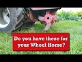 How to use a Wheel Horse Garden Tractor - June 2020 Garden