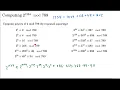 Modular Exponentiation