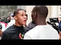 WATCH Devin Haney SIZE UP Terence Crawford for FIRST TIME WHO WINS at 147