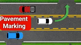 Pavement Markings Traffic Lane Markings Their Meaning