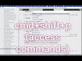 Sublime project and git functionality