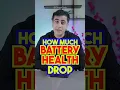 Download Lagu How Much Battery Health Drop is Normal #youtubeshorts #shorts