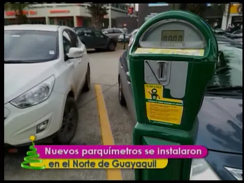 Nuevos parquímetros se instalaron en el Norte de Guayaquil