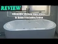 WOODBRIDGE Whirlpool Water Jetted Air Bubble Freestanding Bathtub - Review 2022