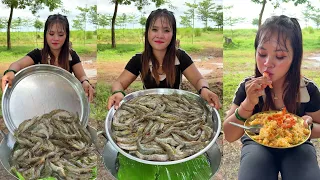 How to cook fried shrimp with sauce recipe