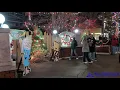 WinterFest Way - The Shooting Star Display Walkthrough at Kings Island