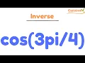inverse sin of cos