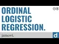 Ordinal logistic regression jamovi