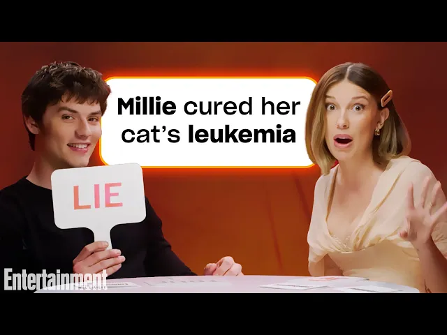 Millie Bobby Brown & Louis Partridge Lie to Each Other