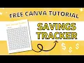 MONEY SAVINGS TRACKER IN UNDER 3 MINUTES Make Sell Free Printables with Canva