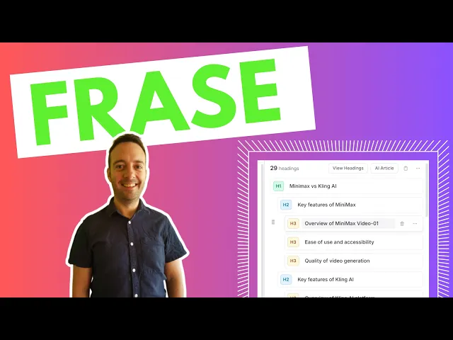 Thumbnail for Frase Review: How to Create SEO Content Fast