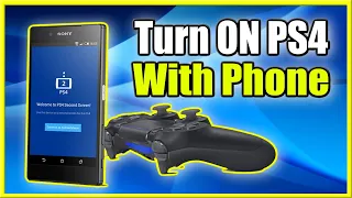 How to Turn PS4 on with your PHONE Remotely Android or Iphone