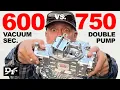 Tested! DOUBLE PUMPER Vs. VACUUM SECONDARY, 750 vs. 600 CFM Carburetors