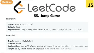 LeetCode 55 Jump Game in javascript