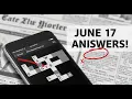 NYT Mini crossword answers hints for June 17 2025 - Nibbi Naps
