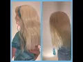 Disney Animator s Collection Elsa Doll hair cleanup before after