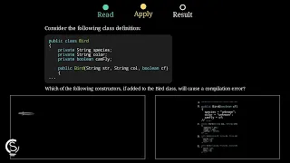 2020 AP CSA MCQ Question 5 - Constructor Overloading and Signatures