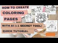 How to Design AMAZING Coloring Pages with Artificial Intelligence 5 Best Tools