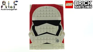 LEGO Brick Sketches 40391 First Order Stormtrooper - Lego Speed Build Review
