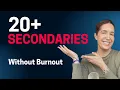 How to Write 20 Med School Secondaries Without Burning Out System That Works