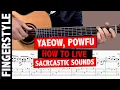 Download Lagu Yaeow, Powfu \u0026 Sarcastic Sounds - How To Live (EASY FINGERSTYLE GUITAR TUTORIAL)