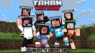 Lomba TAHAN KETAWA Bersama LAPERGANG Dengan WEBCAM Di Dalam Minecraft ..
