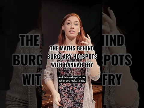 Can you predict burglaries using maths? #hannahfry #shorts #maths #statistics #prediction #science