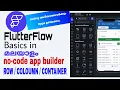 Flutterflow malayalam Flutter flow explained in malayalam create app without code Row Coloumn