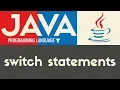 Switch Statements Java Tutorial 18