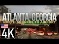 Witness Atlanta Rush Hour Traffic in 4K - Atlanta Skyline