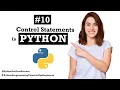 Control Statements in Python Python for Data Science Python Programming Tutorial