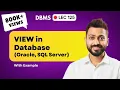 Lec-125 View in Database Oracle SQL Server Views Types of Views