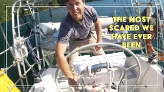 Narrowly Avoiding Disaster- STEERING FAILURE just FEET From Shore! | Ch4 E42 |