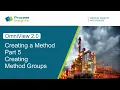 Creating a Method Part 5 - Creating Method Groups