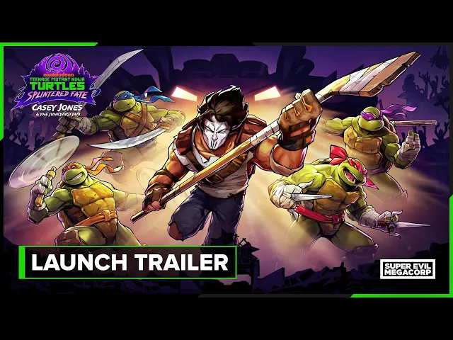 TMNT Splintered Fate -  Casey Jones &amp; the Junkyard Jam DLC Launch Trailer
