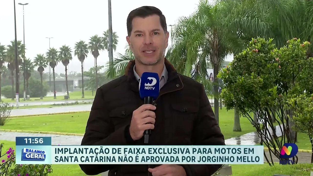 Projeto de faixas exclusivas para motos é vetado em Santa Catarina