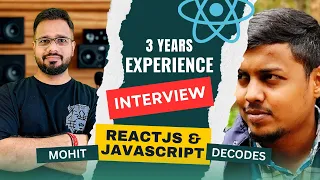 Frontend Developer Interview 3 Years Experience React and JavaScript