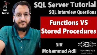 Functions VS Stored Procedures SQL Interview Questions And Answers Learn SQL SQL