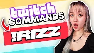 BEST COMMANDS to Add to your Twitch Stream and how to add them