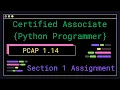 PCAP 1 14 - Section 1 Assignment