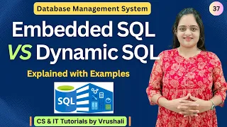DBMS 37 Learn Embedded SQL vs Dynamic SQL in Just 5 Mins